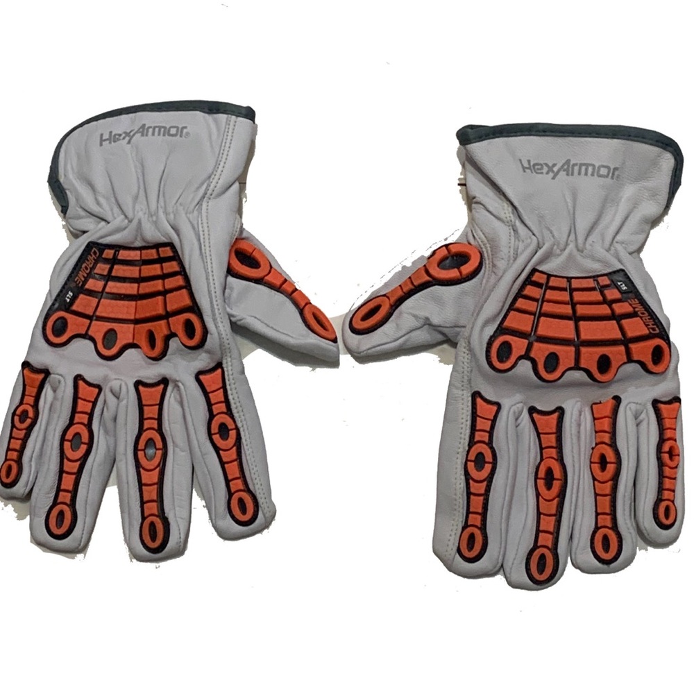 HexArmor Cut And Heat Resistant Impact Protection Leather Work Gloves